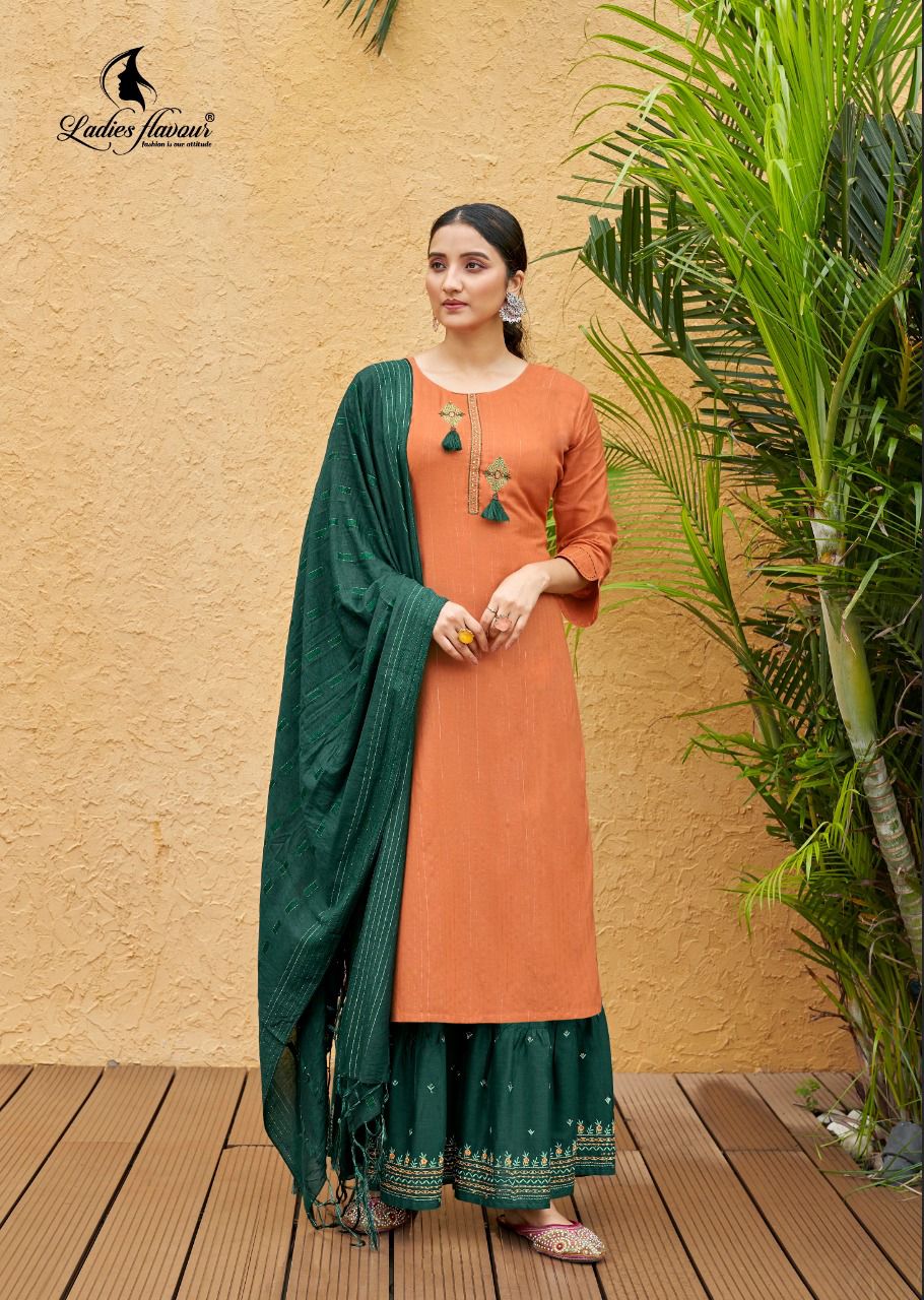 Ladies Flavour Ruhana 2 Festive Wear Rayon With Embroidery And Khatli Work Salwar Kameez Collection