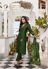 Nakhrali Vol 6 By Af Modal Silk Kurti With Bottom Dupatta Exporters In India