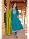 Aarohi By Aanchi Vichitra Silk Wholesale Kurti With Bottom Dupatta In India