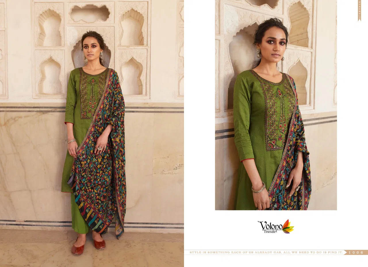 Volono Era 1 Latest Fancy Designer Casual Wear Digital Printed Designer Dress Material Collection
