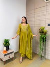 Tanyaa P 426 Chanderi Designer Kurti Bottom With Dupatta Set Exporters In India