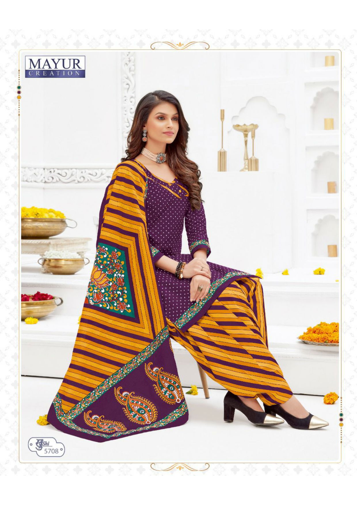 Mayur Creation Khushi 57 Cotton Printed Casual wear Dress Material Collection
