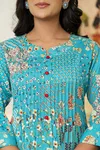 Naisha K 100 Cotton Flower Printed Kurti With Bottom Wholesale In India