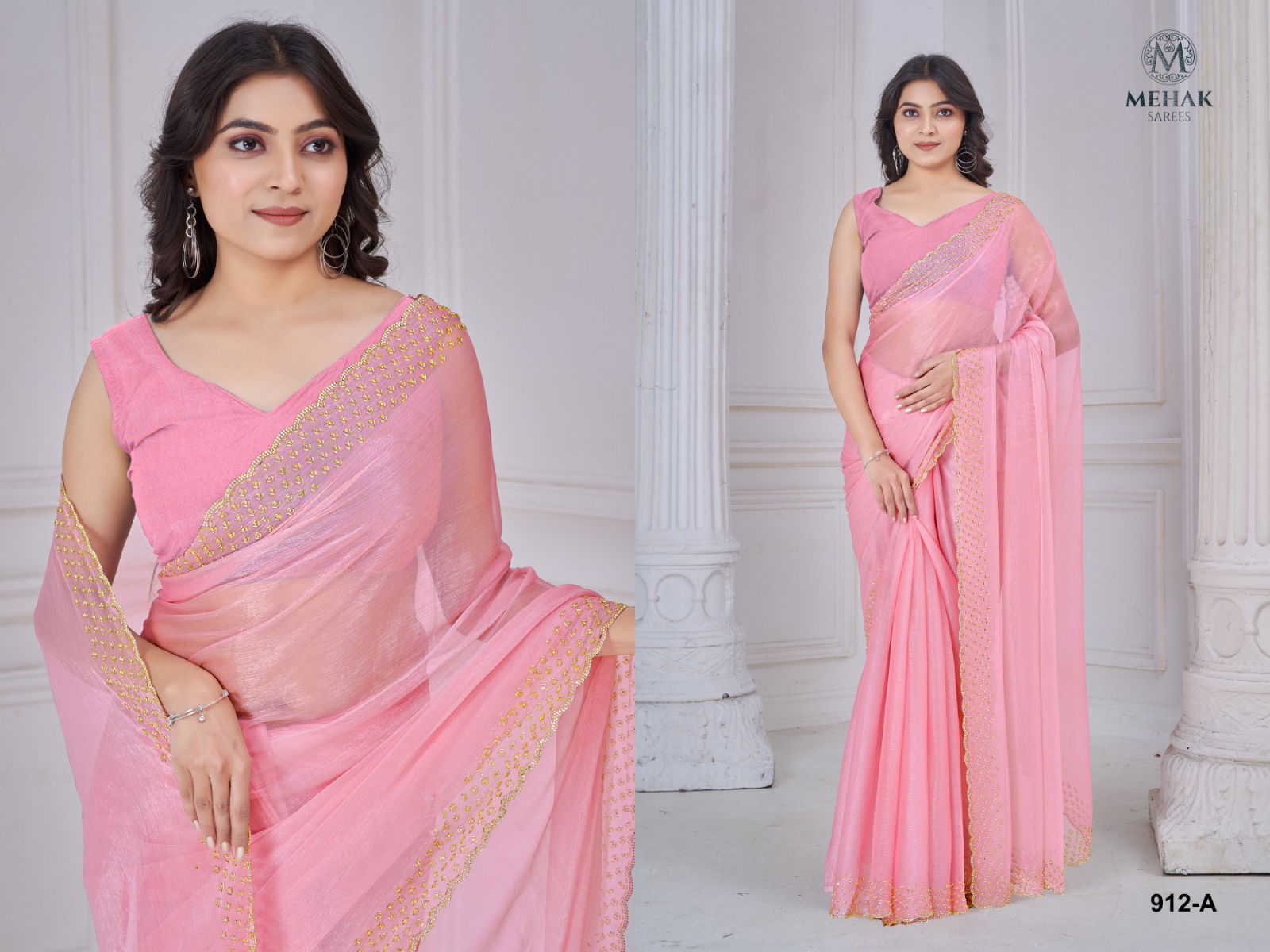 Mehek 912 A To E Soft Art Silk Desginer Saree Surat Wholesale Market