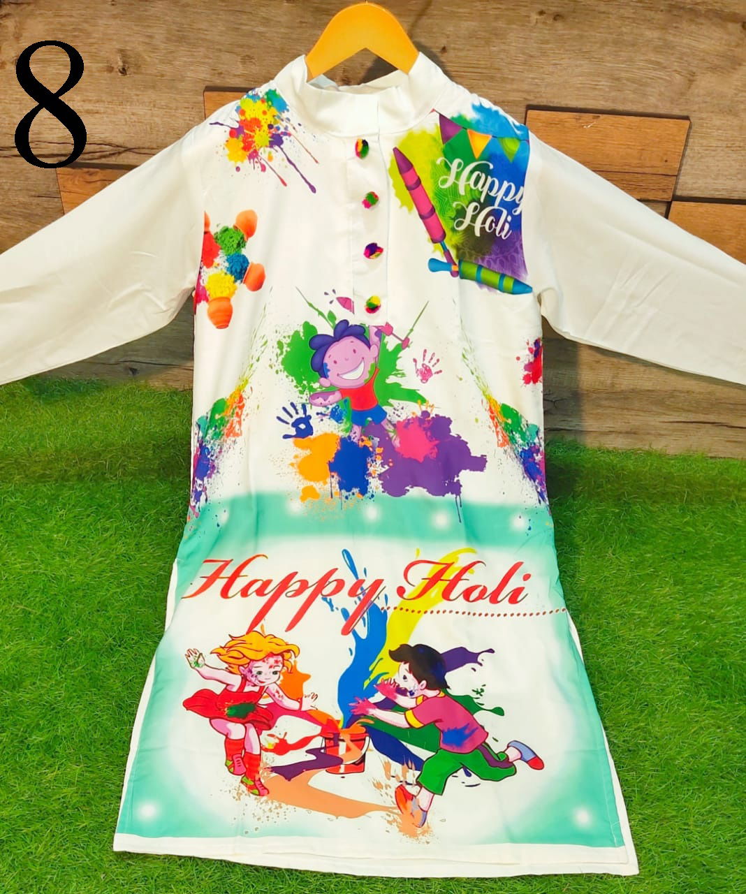 Holi Special 1 Silk Digital Printed Holli Special Kurti Collection
