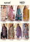 Aarzu Vol 34 By Romani Cotton Printed Embroidery Dress Materials