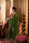 Kashvi by Kira Viscose Crepe Based With Hand Dying Saree Wholesale Distributors In India