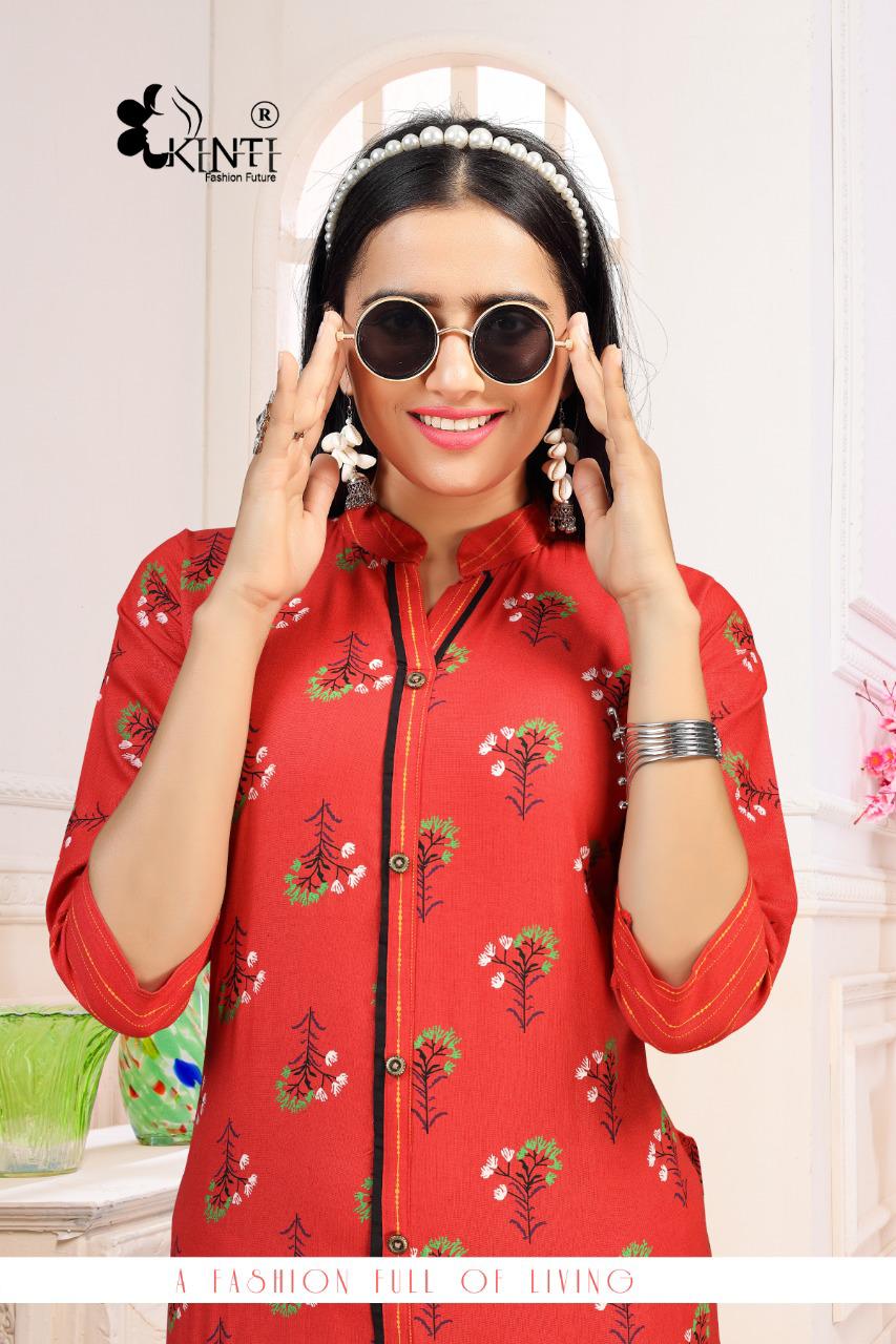 Kinti Crypto Currency 6 Casual Wear Printed Cotton Kurtis Collection
