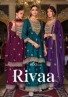 Rivaa By Eba Chinon Embroidery Ladies Readymade Suits Wholesale Market In Surat
