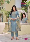 Keerthika Vol 4 By Kavya Viscose Kurti With Bottom Dupatta Suppliers In India