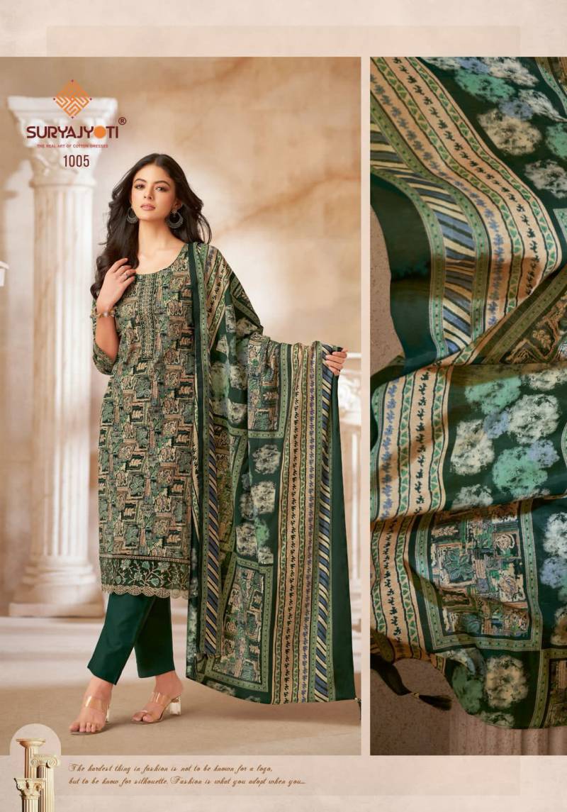 Pariza Advance Vol 1 By Suryajyoti Cotton Readymade Suits Suppliers In Mumbai