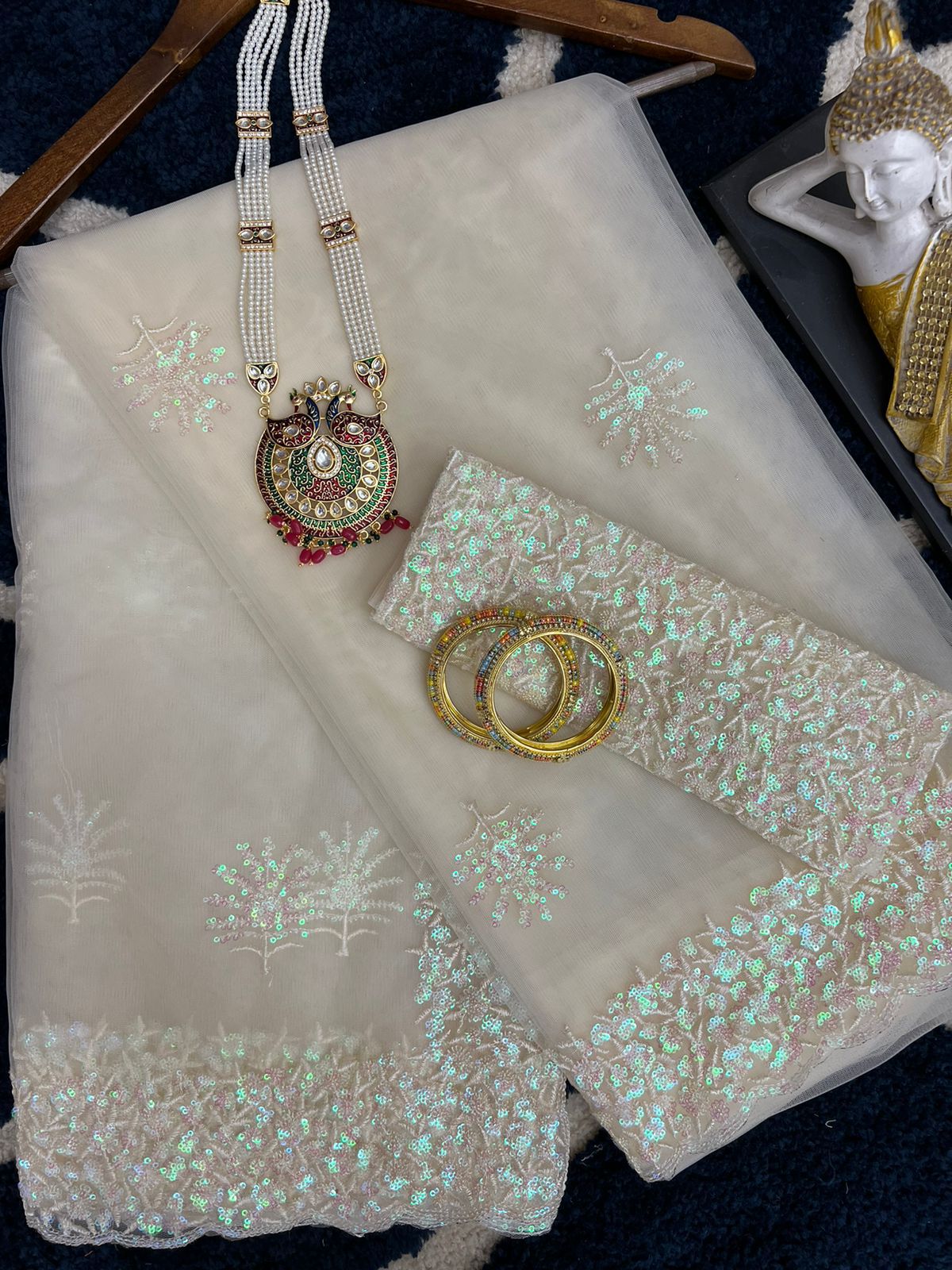 LG 1656 Butter Fly Party Wear Sarees Catalog