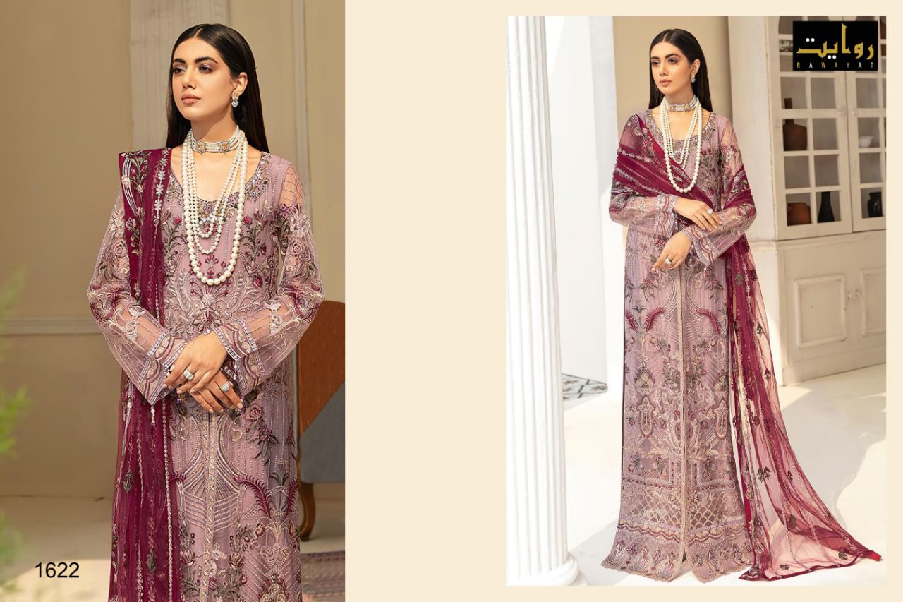 Rawayat Ramsha 6 New Festive Wear Georgette Embroidery Pakistani Salwar Kameez Collection