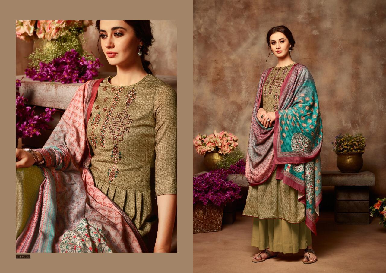 Yasmin Latest Designer Party Wear Pure Pashmina Work With Pure Kashmiri Wool Digital Printed Dupatta 