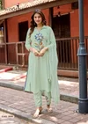 Sanskriti By Wooglee Heavy Rayon Kurti With Bottom Dupatta
