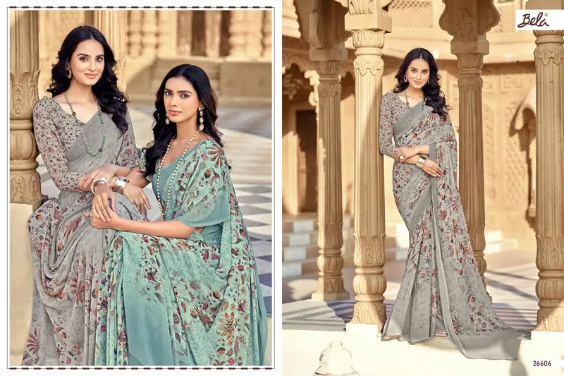 Brezza Vol 3 By Bela Fashion WeightLess Pure Digital Print Saree Wholesale Suppliers In Mumbai