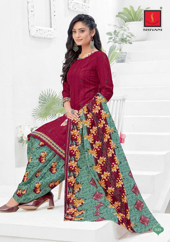 Shivani Pakhi 11 Regular Wear Cotton Printed Ready Made Salwar Suit Collection
