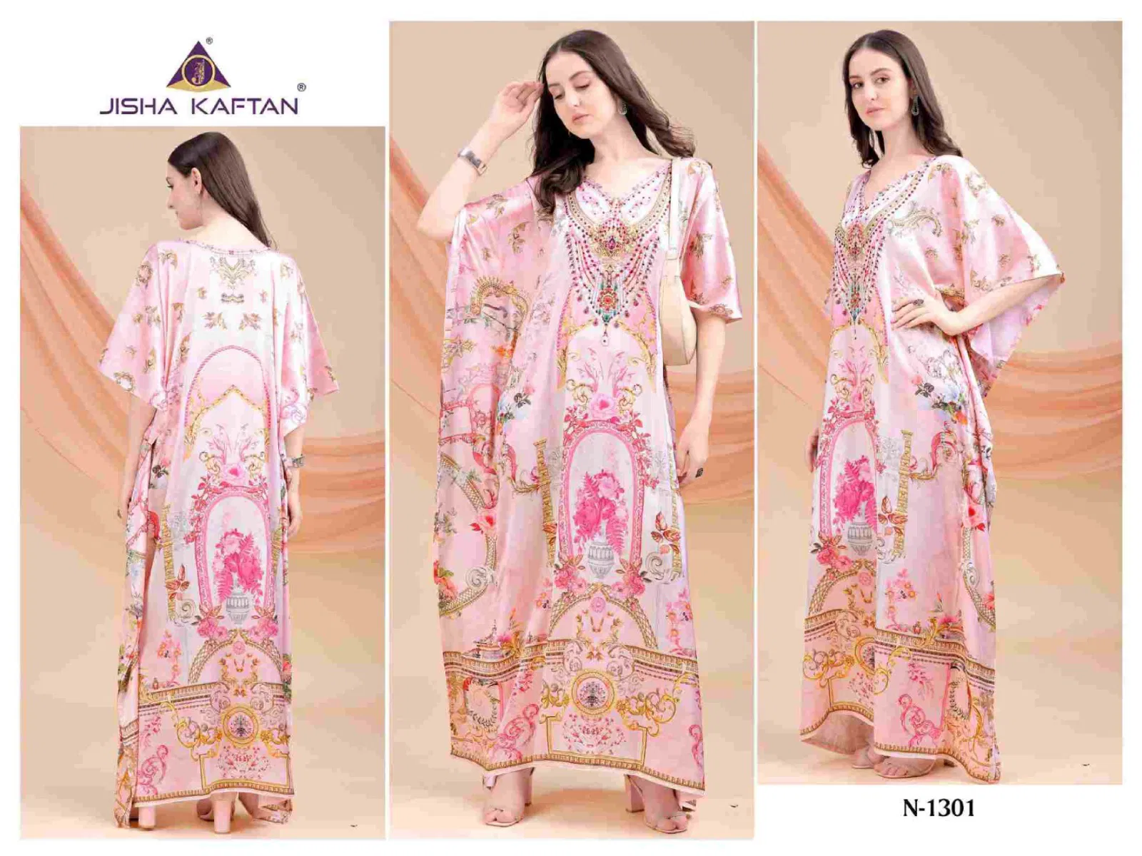 Jisha Kaftan E Nazakat Japan Satin Wholesale Kaftan Suppliers In Mumbai
