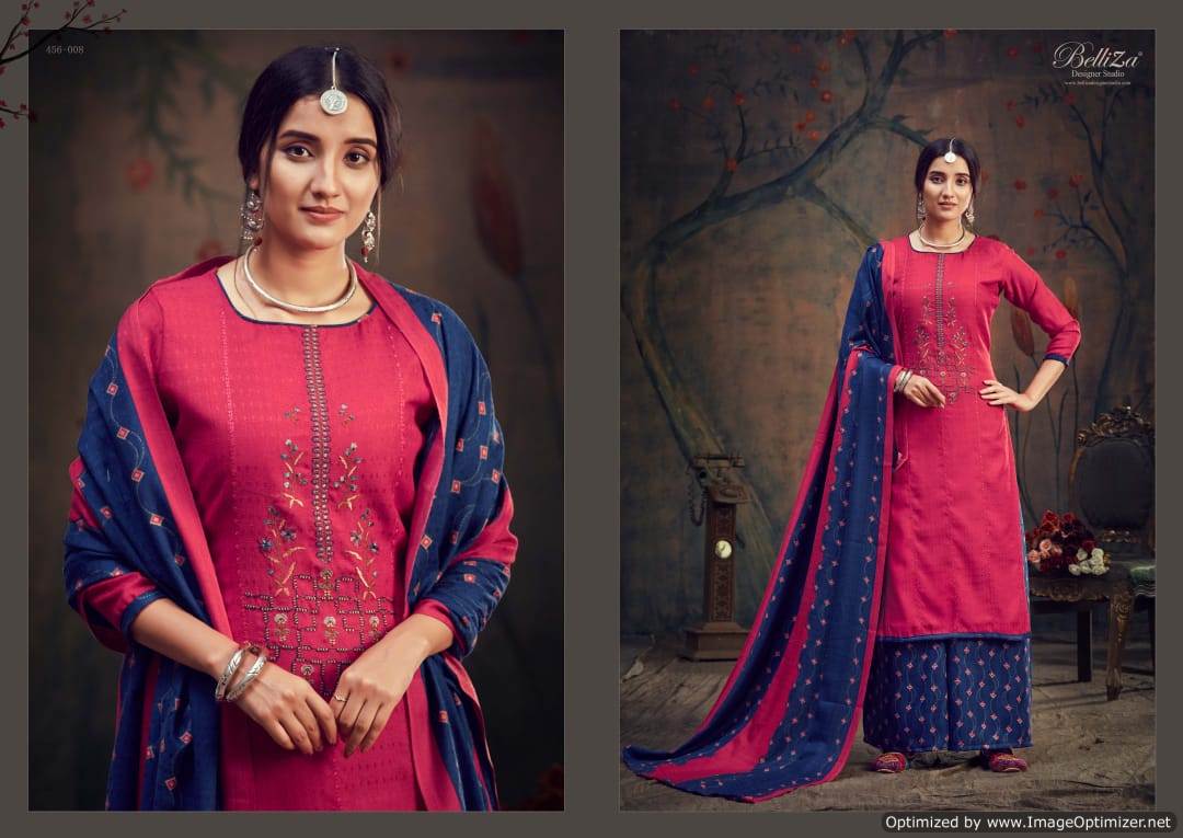 Belliza Nizam E Patiala Latest Designer Pure Pashmina Print with Heavy Kashmiri Embroidery Work Dress Material 