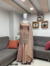 Peach Colour Luxuria Vol 1 By Beriston Viscose Sharara Suit BS108
