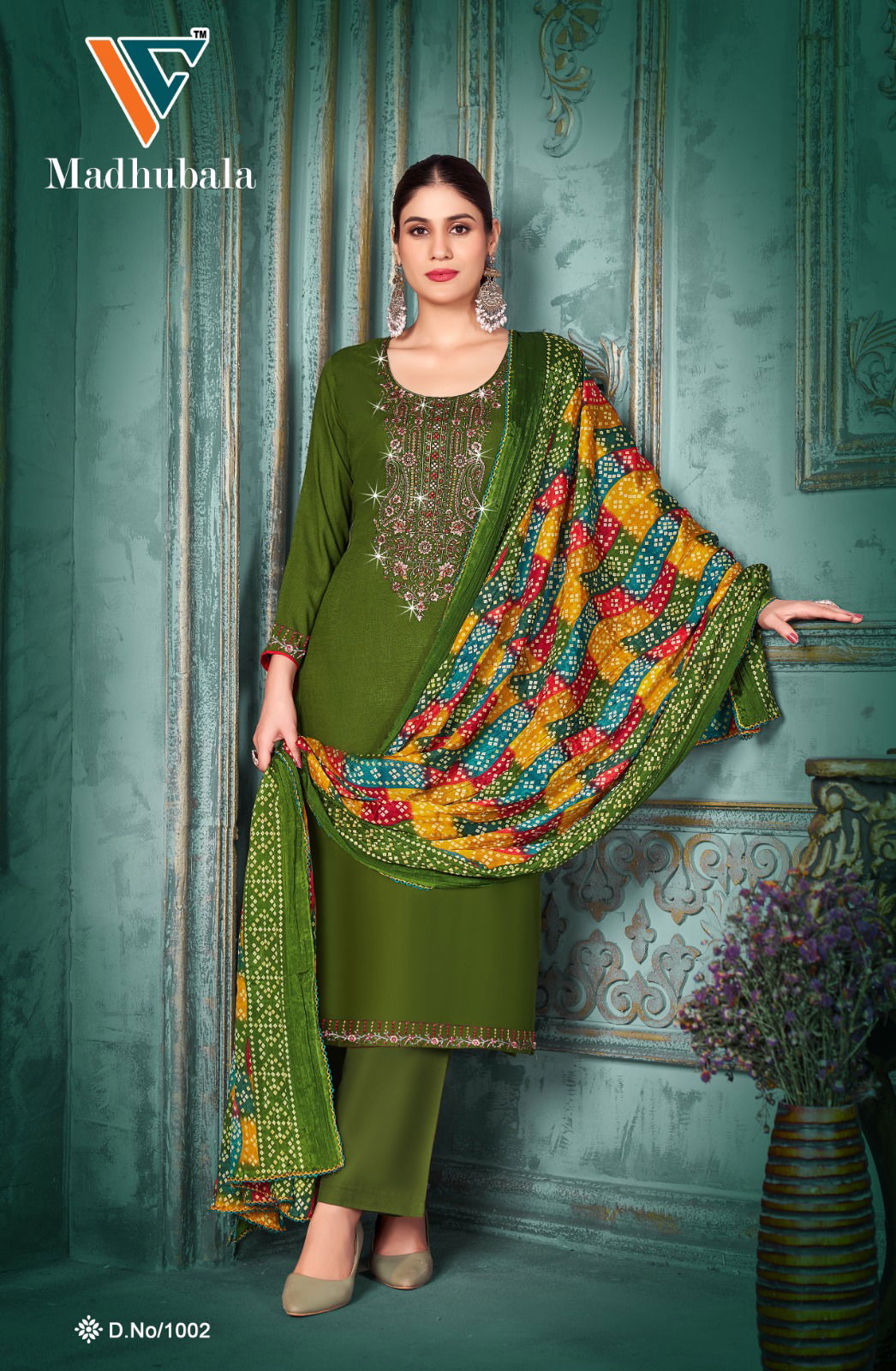 Madhubala Vol 1 By Vandana C Rayon Dress Material Wholesale In India