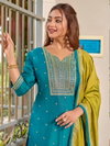 Jalpari By Aanchi Vichitra Silk Kurti With Bottom Dupatta Exporters In India