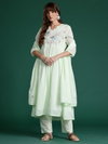 Indo Era 2488 Cotton Embroidered Kurti Bottom With Dupatta Best Wholesale Shop In Surat