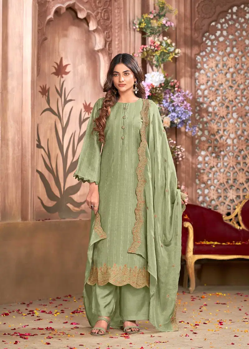 Riyaaz By Bela Silk Traditional Wear Stylish Dress Material Bulk Orders In India