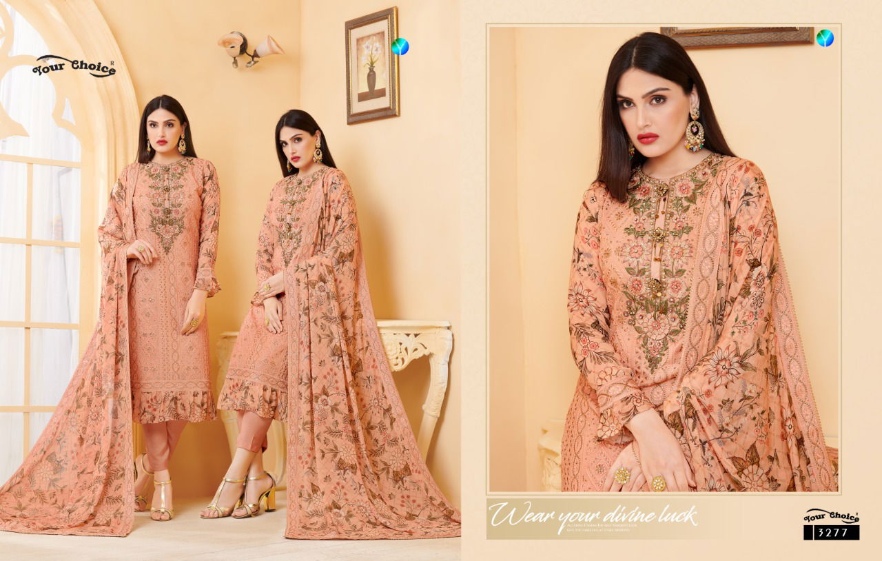 Your Choice Haseen Latest Designer Casual Wear pure viscose Printed Dress Material Collection