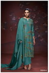 Aaliyah 3203 By Ganga Bemberg Silk Embroidered Suit Suppliers In India