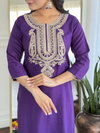 Dhruvi 305 Silk Fancy Neck Readymade Suit Online Wholesale