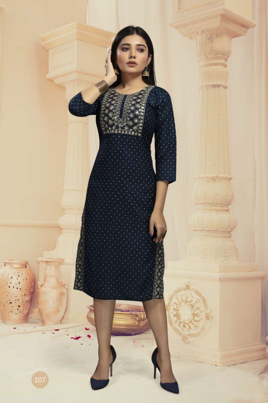 Beauty Queen Muskan 2 Casual Daily Wear Rayon Designer Kurti Collection