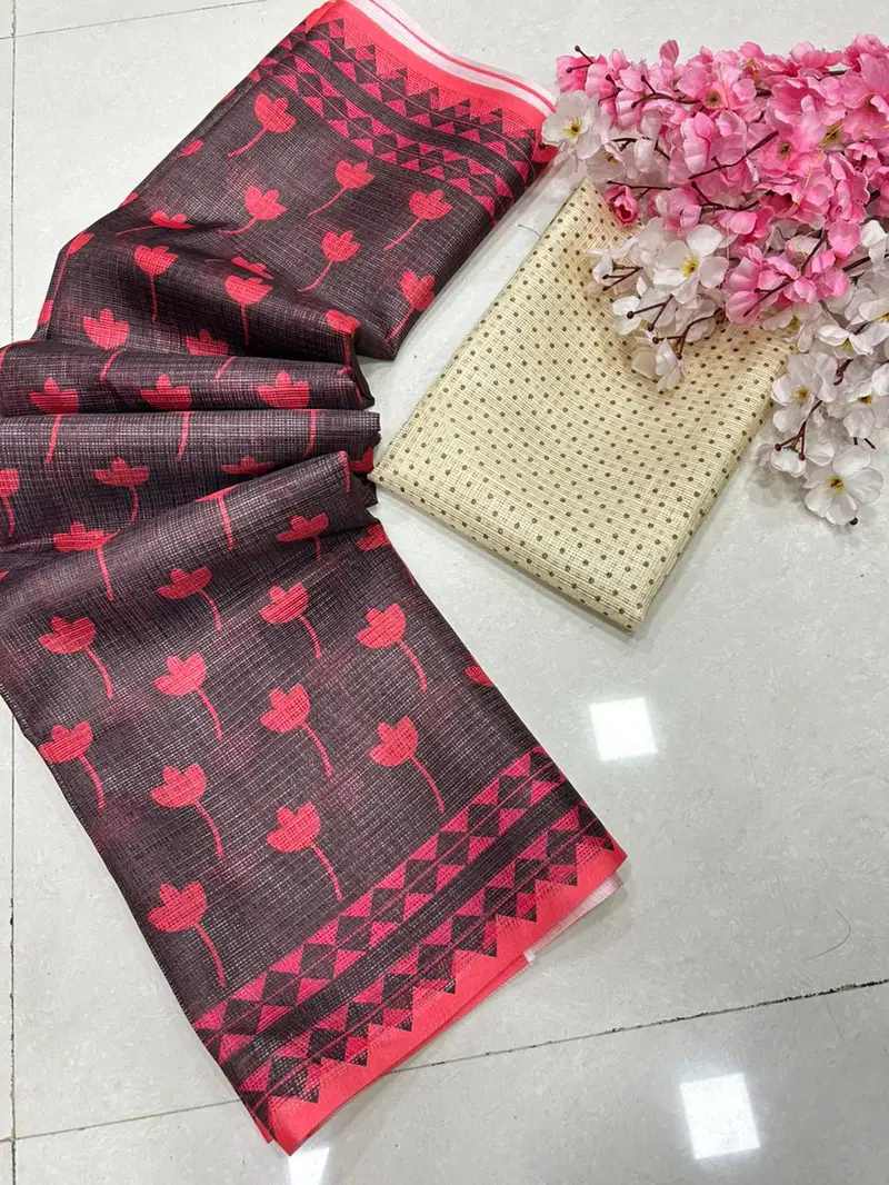 DF 121 Soft Lota Printed Daily Wear Sarees Catalog