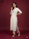 Naisha K 400 Cotton Flax Embroidery Casual Wear Kurti Wholesale Suppliers In Mumbai