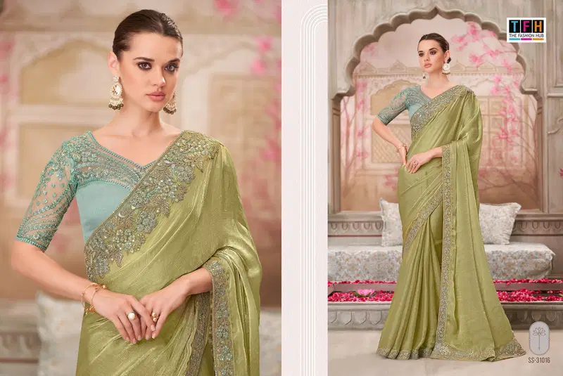 Silver Screen 21 Edition By Tfh Wholesale Party Wear Saree Suppliers In Mumbai
