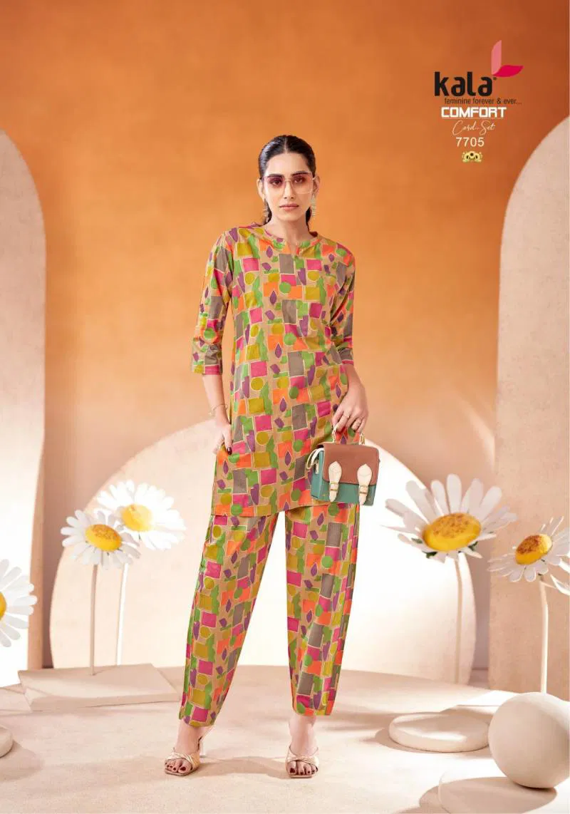 Comfort Cord Set Vol 2 By Kala Printed Cotton Co Ord Set Wholesalers In Delhi