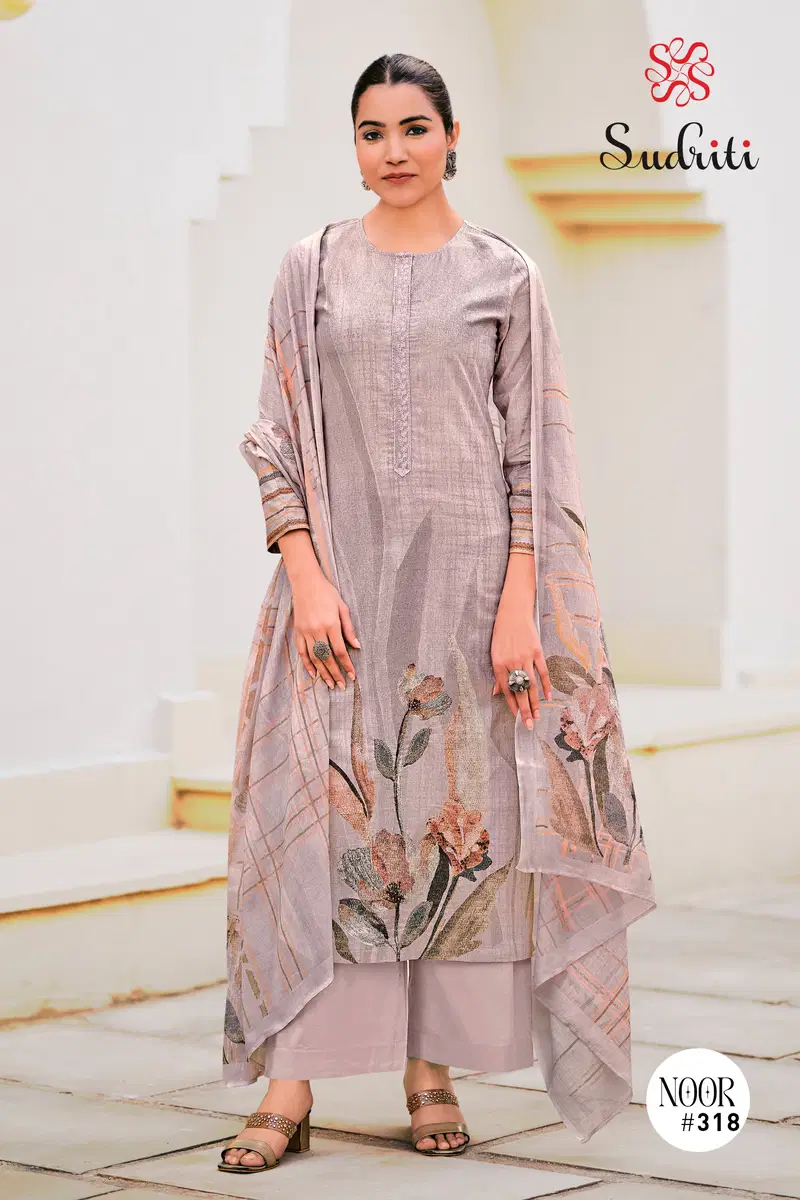 Noor By Sudriti Lawn Cotton Printed Designer Salwar Suits Exporters In India