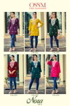 Nora Vol 7 By Ossm Rayon Slub Embroidered Ladies Top Wholesale In India