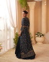 Kasmira By Sayuri Chinon Silk Wholesale Gown Jacket With Belt In India
