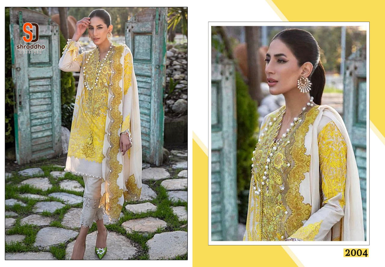 Shraddha Sana Safinaz Muzline Spring 2 Casual Wear Cotton Printed Salwar Suits Collection