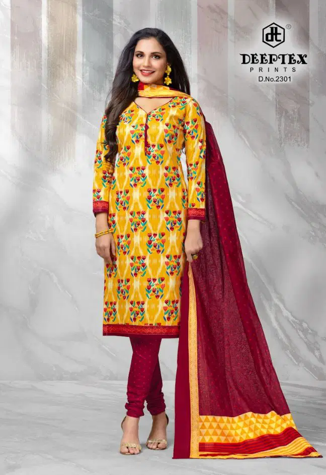 Deeptex Chief Guest 23 Fancy Regular Wear Printed Cotton Dress Material Collection