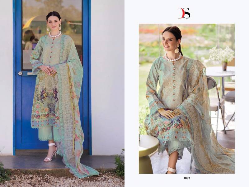 Jade Needle Wonder 2025 By Deepsy Cotton Dupatta Pakistani Suits Wholesale Online