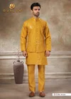 Outluk Wedding Vol 49 Pure Viscose Mens Modi Jacket Kurta Pajama
