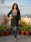 Naisha K 378 Vol 2 Cotton Flax Embroidery Casual Wear Top Online Wholesale