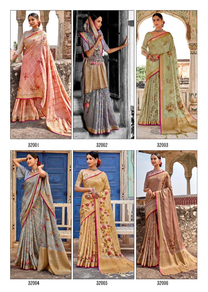 Lt Musleen Latest Casual Wear Designer Fancy Digital Printed Silk Saree Collection 