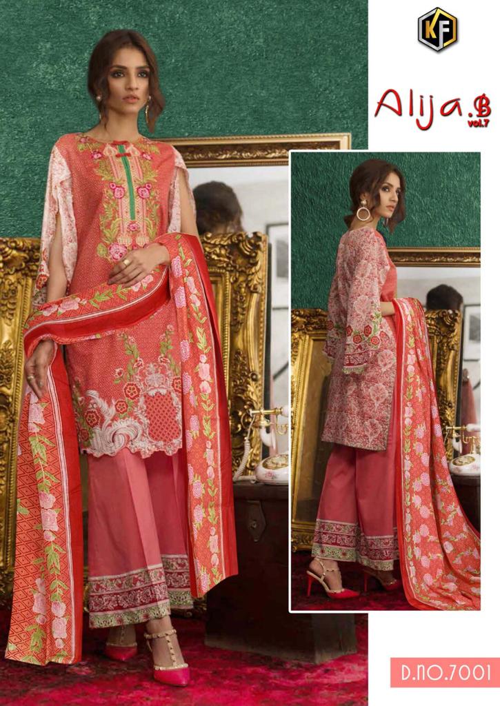 Keval Alija B 7 Latest fancy Casual Wear Karachi Cotton Printed  Dress Material Collection