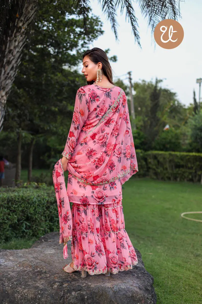 Th 009 A And B Georgette With Embroidered Salwar Kameez Bulk Orders In India