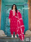 Lucknowi Vol 2 By Radhika Rayon Embroidery Kurti With Bottom Dupatta