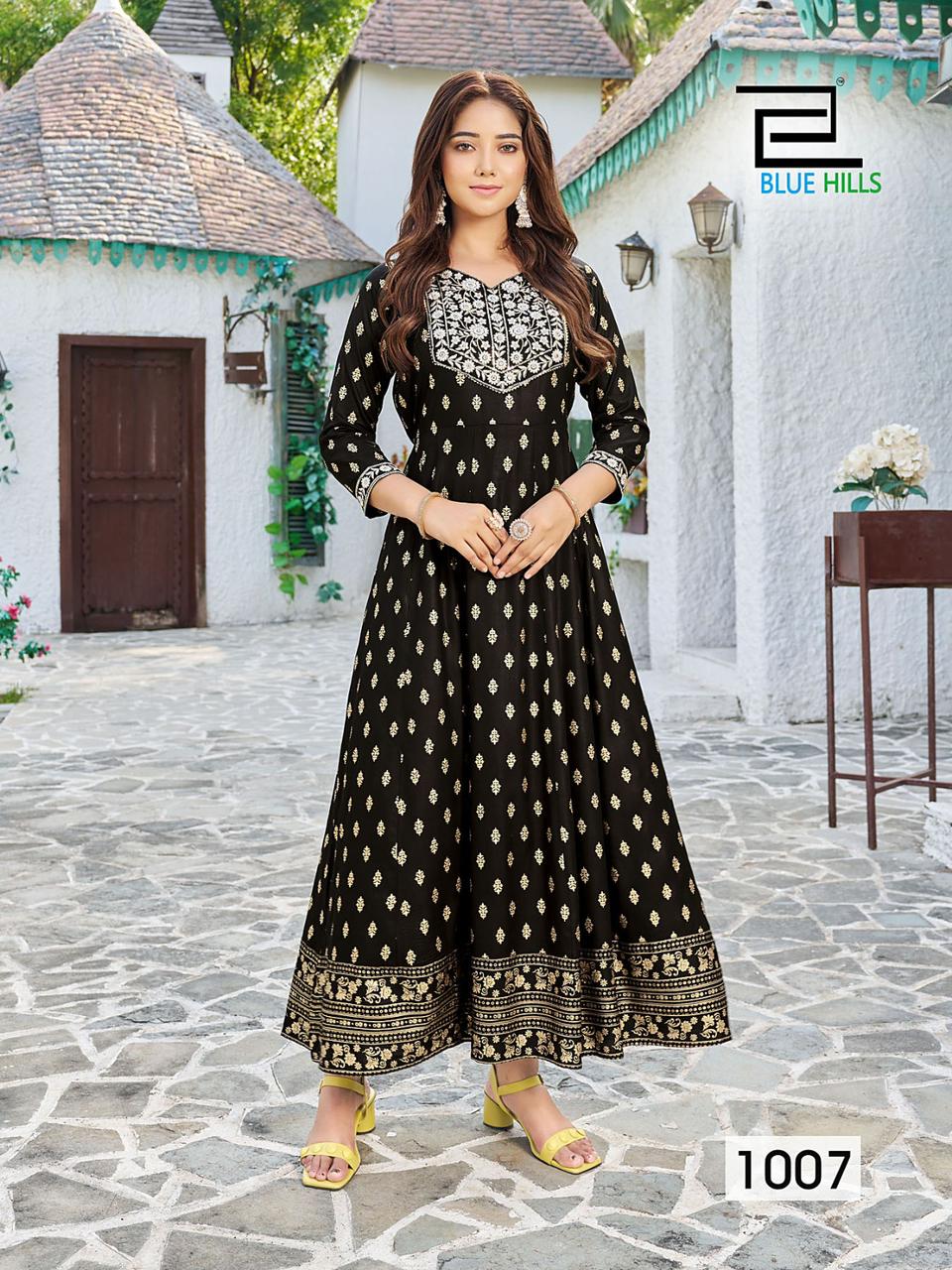 Walkway Remix Vol 1 By Blue Hills Rayon Printed Plus Size Kurtis Catalog
