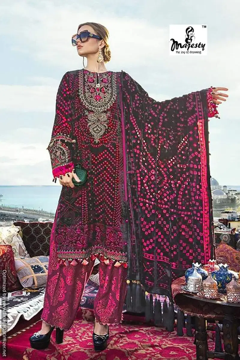 Majesty Maria B Hit 3 Latest Fancy Designer fancy Casual Wear Jam Cotton Pakistani Salwar Suits Collection
